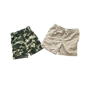 BOY’S Camouflage and Tan Shorts Set Size 6& S